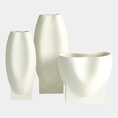 Orpheus Low Bowl-Ivory
