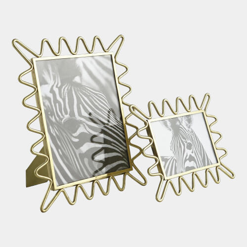 Ric Rac Picture Frame-Gold