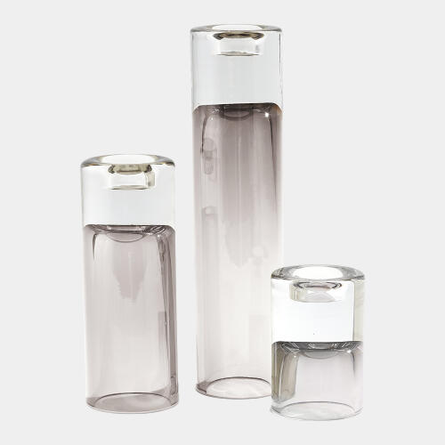 Thorp Tea Light Holder/Vase-Gray