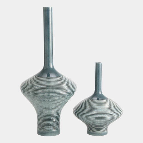 Hatori Ridged Bottle-Azure-Lg