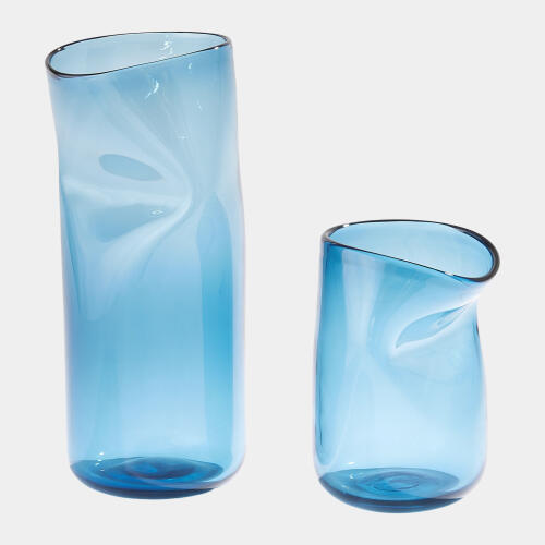 Contour Vase-Blue