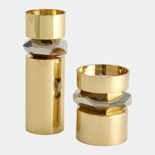 Romano Brass Candle Holder-Tall