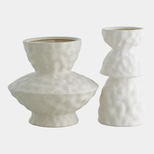 Antoine Vase-Volcanic White