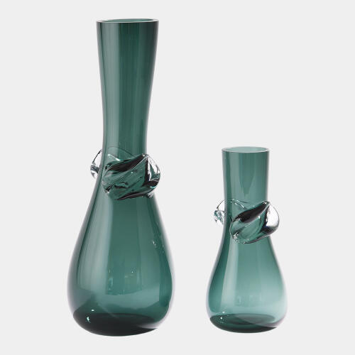 Serena Vase-Smoke Green