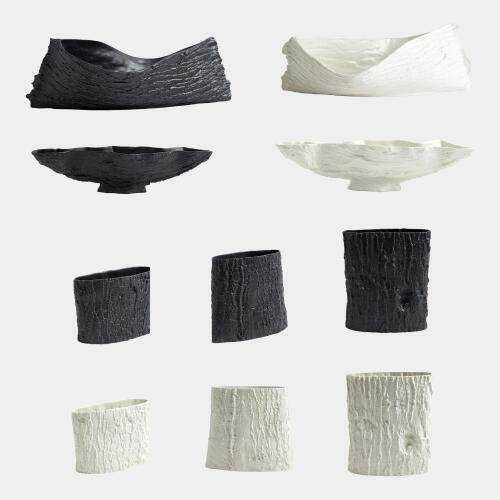 Serpentine Lime Bowl-Matte White