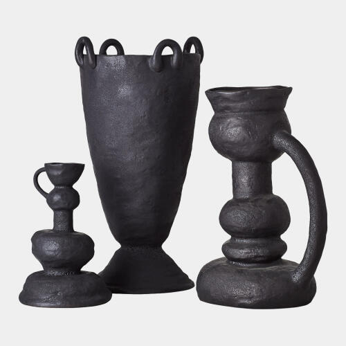 Remi Vase-Black