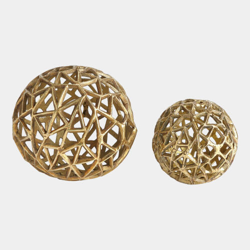 Jali Ball-Antique Brass