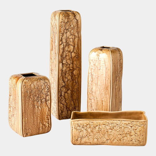 Samira Crinkle Craft Bowl-Camel