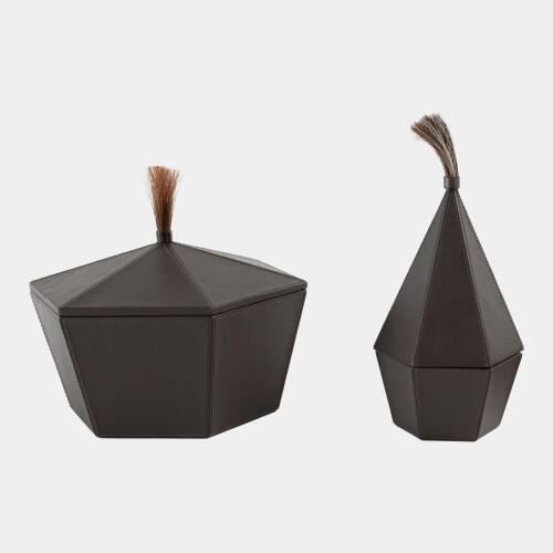 Zephyr Box-Graphite Leather