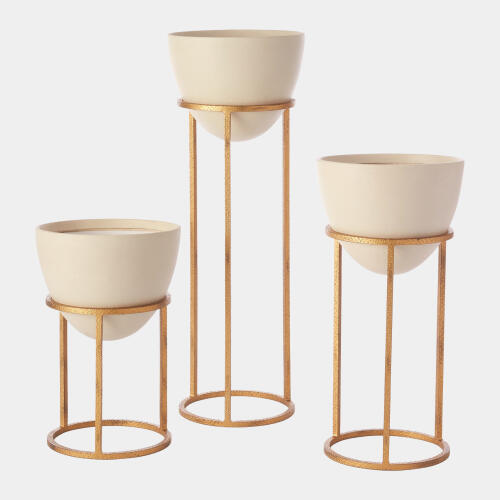 Wise Egg-Antique Gold Leaf