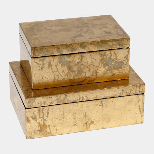 Luxe Gold Leaf Box