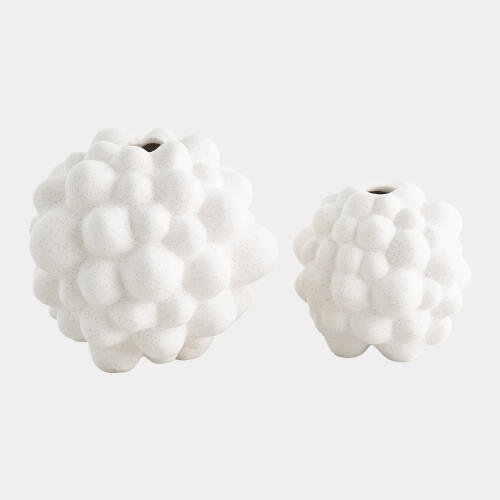Talula Vase-Volcanic White