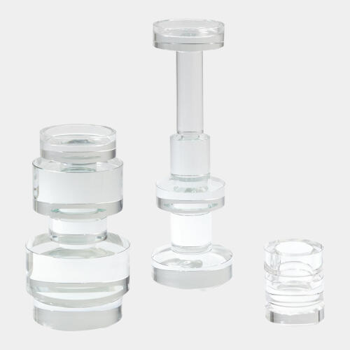 Brilliant Round Pillar Holder-Sm