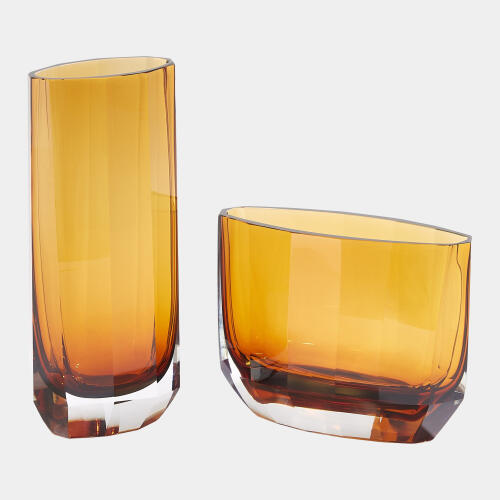 Jewel Vase-Amber