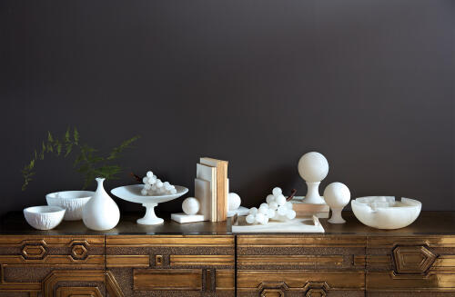 Stepwell Bowl-Alabaster