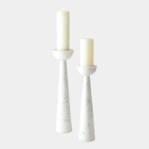 Formosa Candle Holder-Round Top-White