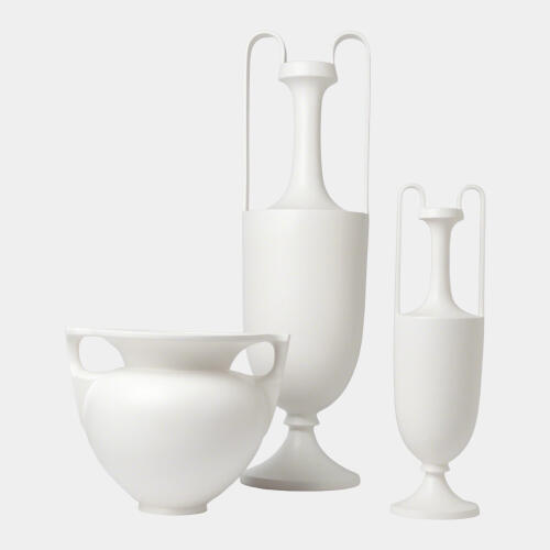 Grecian Amphora-Matte White