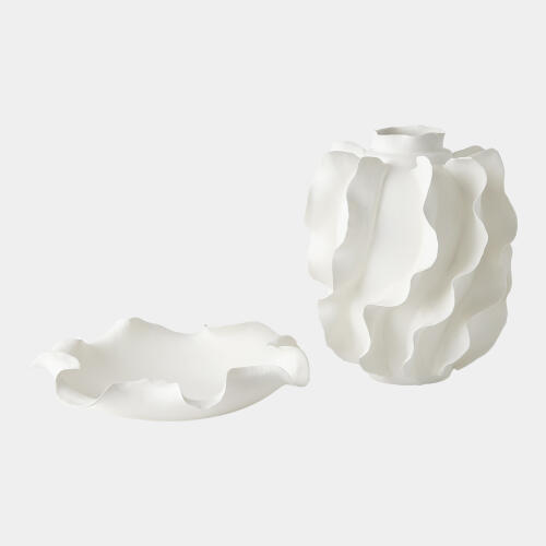 Folios Vase-Matte White