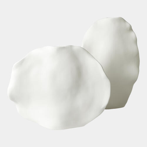 Kelp Vase-Matte White-Tall