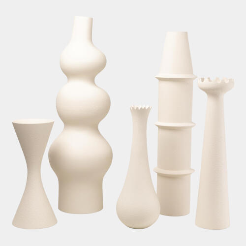 Pasteur Vase-Matte White