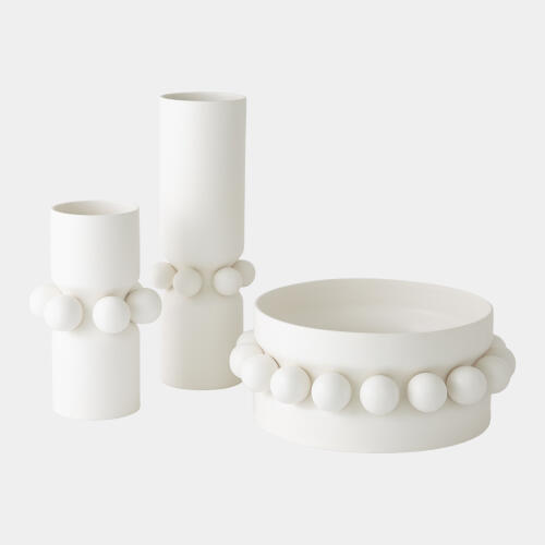 Hera Vase-Matte White-Lg
