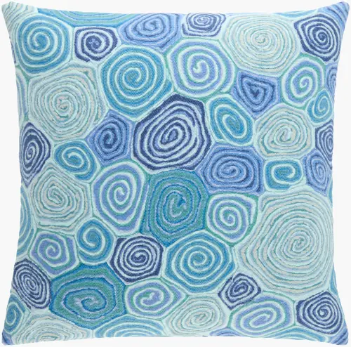 giant swirls spa pillow