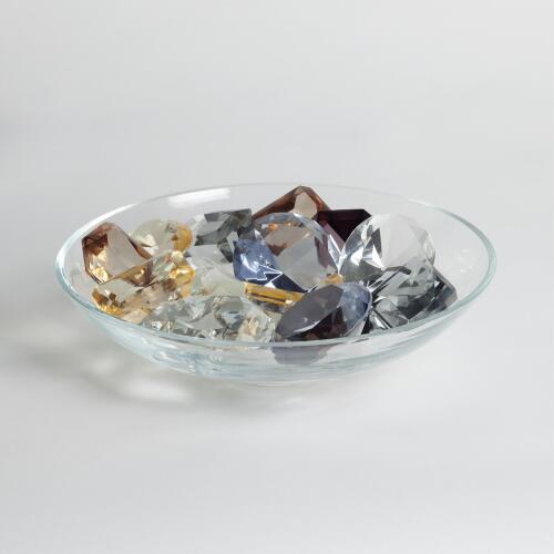 Clear Bowl w/ Oxford Jewels