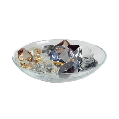 Clear Bowl w/ Oxford Jewels
