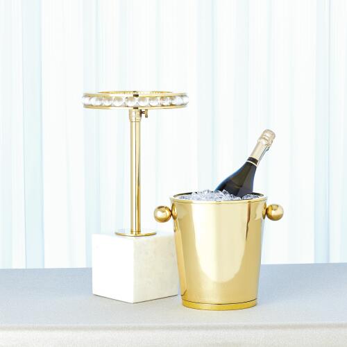 Margot Side Table-Brass