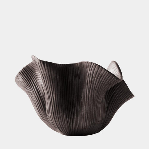 Scallop Bowl-Reactive Bronze