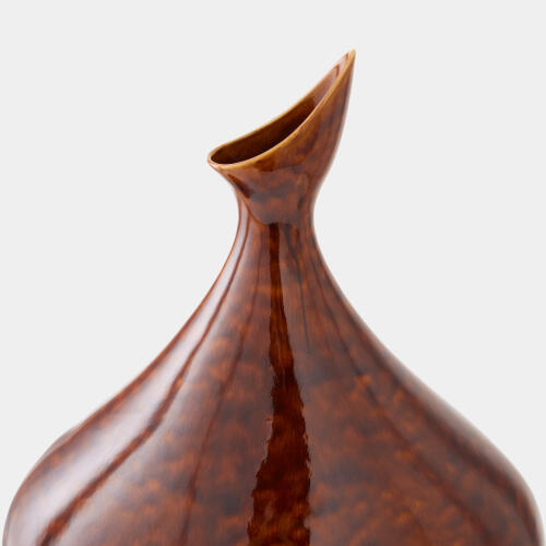 Demure Vase-Russet