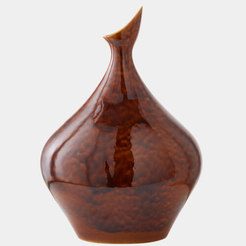 Demure Vase-Russet