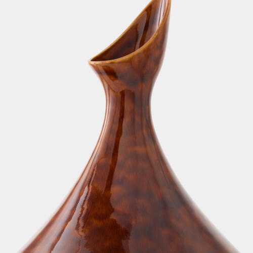 Demure Vase-Russet