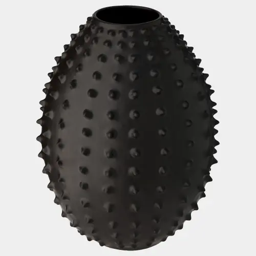 nebula vase-spike-black