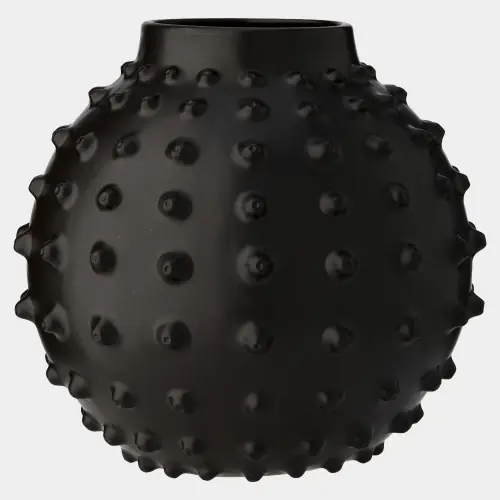 Nebula Vase-Dimple-Black