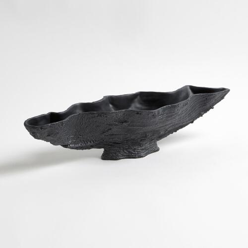 Serpentine Lime Bowl-Matte Black