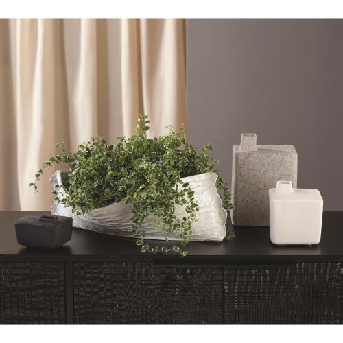 Twisty Japanese Cherry Bowl-Matte White