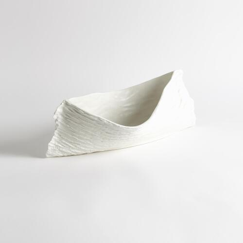 Twisty Japanese Cherry Bowl-Matte White