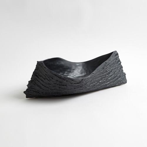 Twisty Japanese Cherry Bowl-Matte Black