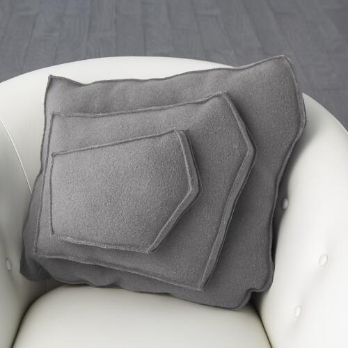 Rock Pillow-Grey