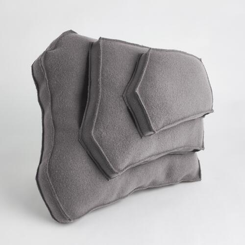 Rock Pillow-Grey
