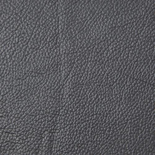 Anvil Back Dining Chair-Black Leather