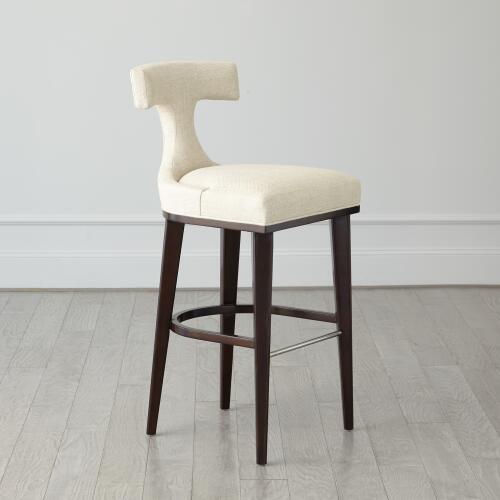 Anvil Back Barstool-Windsor Woven