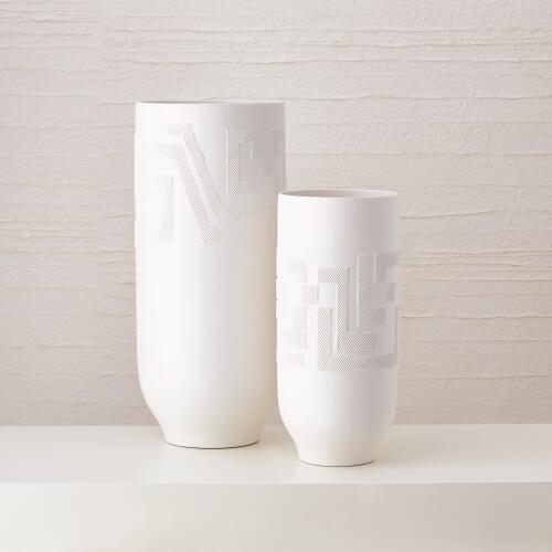 Chaco Vase-Matte White