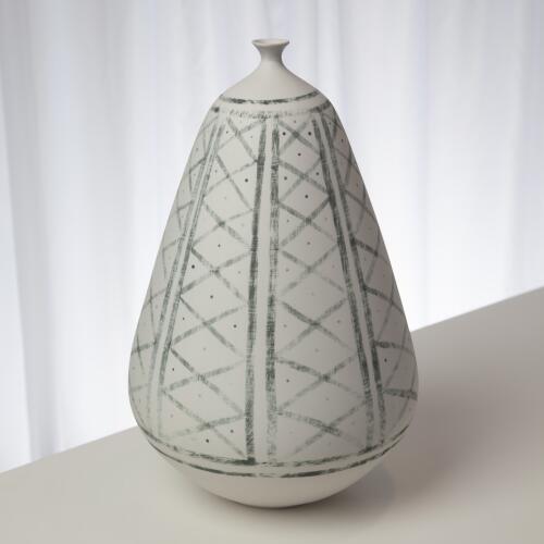 Grenz Vase-Hand Painted