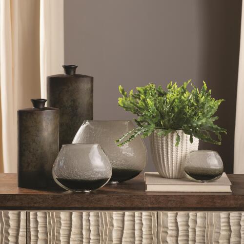 Nail Head Bowl-Rustic White