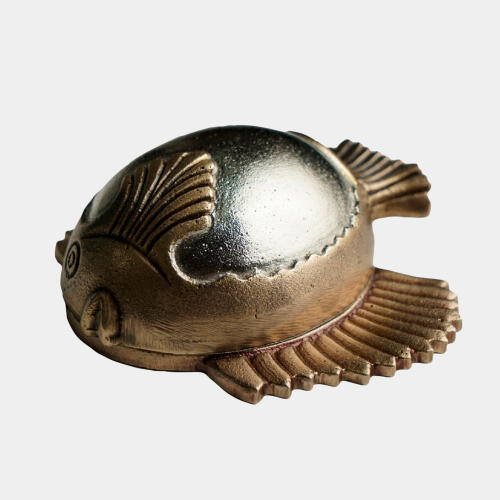 Talman Fish Box-Nickel/Antique Brass