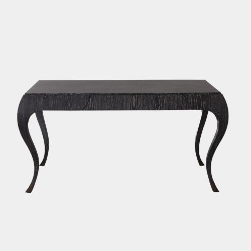 Paris Desk-Black Cerused Oak
