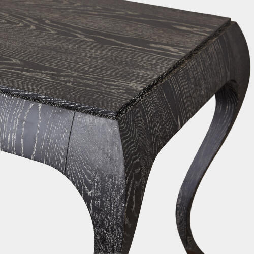 Paris Desk-Black Cerused Oak