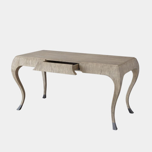 Paris Desk-Gray Sandblasted Oak